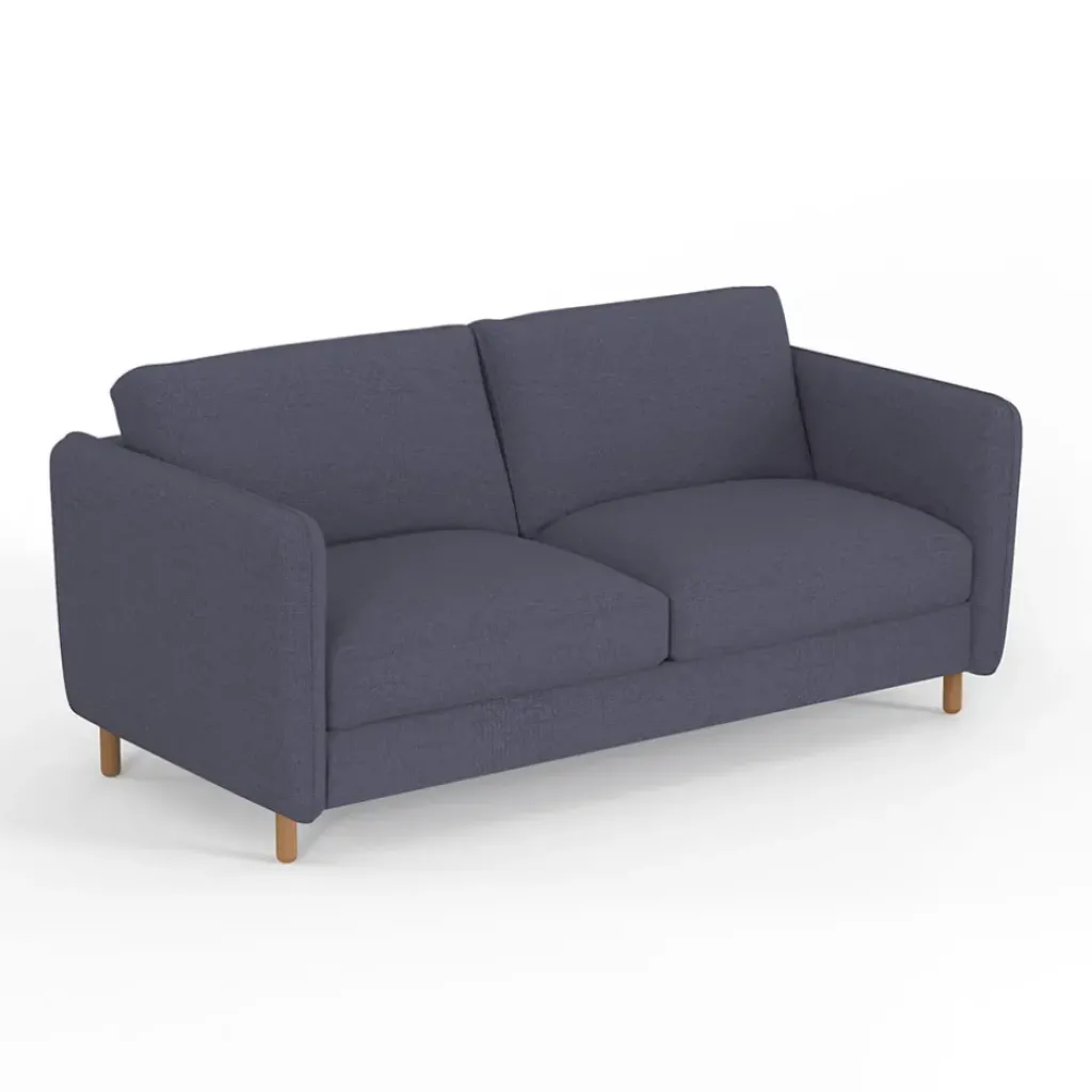 Fabrique de Styles Canapé convertible 2 places Gustave - Tissu Texturé - Crown Moutarde* Canapés Convertibles