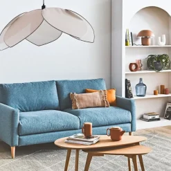 Fabrique de Styles Canapé convertible 2 places Gustave - Tissu Texturé - Crown Moutarde* Canapés Convertibles