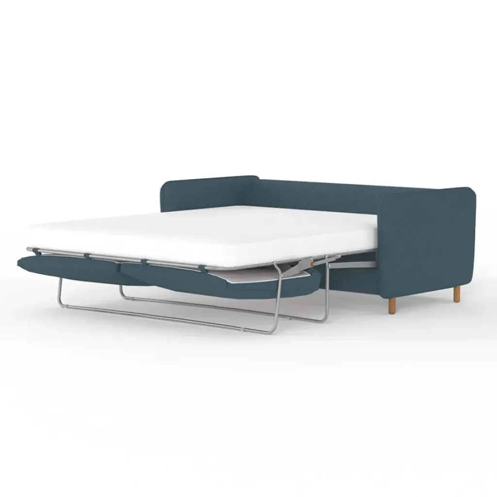 Fabrique de Styles Canapé convertible 2 places Gustave - Tissu Texturé - Crown Moutarde* Canapés Convertibles