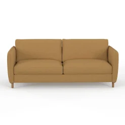 Fabrique de Styles Canapé convertible 2 places Gustave - Tissu Texturé - Crown Moutarde* Canapés Convertibles
