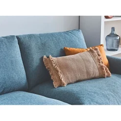 Fabrique de Styles Canapé convertible 2 places Gustave - Tissu Texturé - Crown Moutarde* Canapés Convertibles