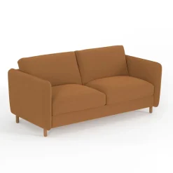 Fabrique de Styles Canapé convertible 2 places Bultex Gustave - Velours Vintage - Adore Anthracite* Canapés Convertibles