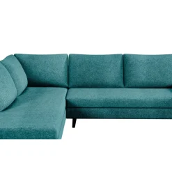 Fabrique de Styles Canapé d'angle gauche 5 places André - tissu texturé - Crown moutarde* Canapés D'angle