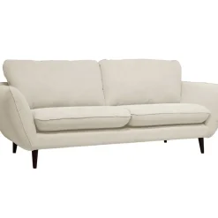 Fabrique de Styles Canapé fixe 2 places AXEL - Effet Velours - Seven Anthracite* Canapés Fixes