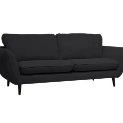 Fabrique de Styles Canapé fixe 2 places AXEL - Tissu Texturé - Crown Black* Canapés Fixes