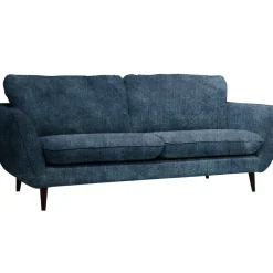 Fabrique de Styles Canapé fixe 3 places Axel - Velours Vintage - Adore Anthracite* Canapés Fixes