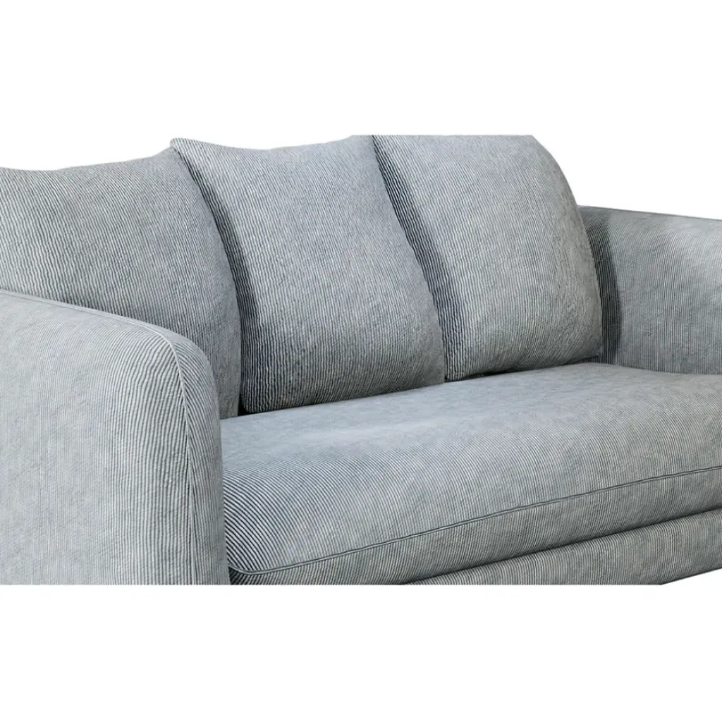 Fabrique de Styles Canapé fixe 3 places Basile - Effet Velours Côtelé - Fjord Écru* Canapés Fixes