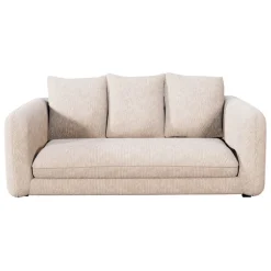Fabrique de Styles Canapé fixe 3 places Basile - Effet Velours Côtelé - Fjord Écru* Canapés Fixes