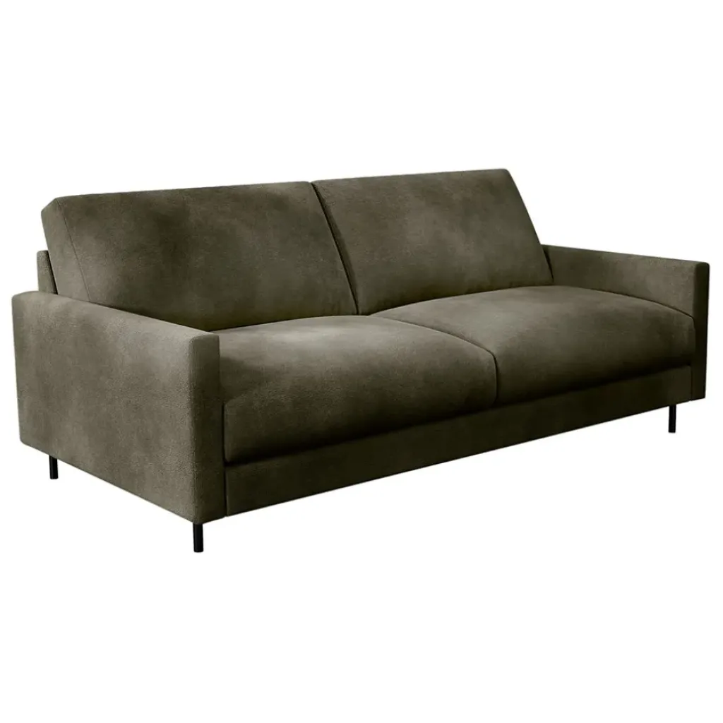 Fabrique de Styles Canapé fixe 3 places Gaspard - Velours Vintage - Adore Anthracite* Canapés Fixes