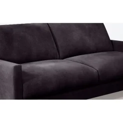 Fabrique de Styles Canapé fixe 3 places Gaspard - Velours Vintage - Adore Anthracite* Canapés Fixes