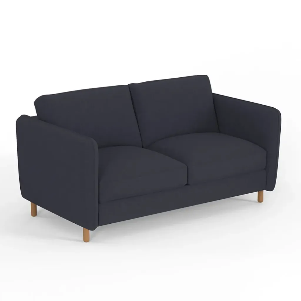 Fabrique de Styles Canapé fixe 4 places Gustave - Velours Texturé - Dany Ecru* Canapés Fixes