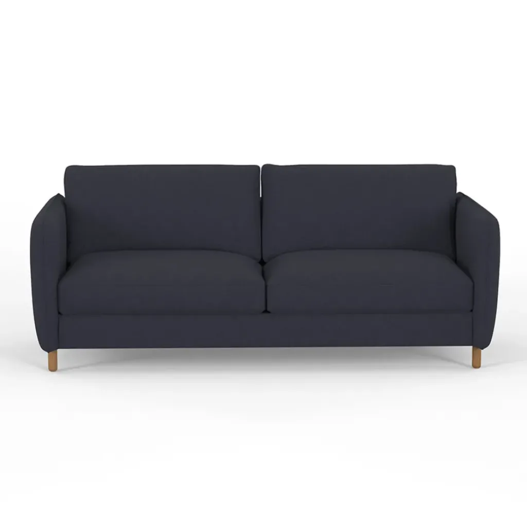 Fabrique de Styles Canapé fixe 4 places Gustave - Velours Texturé - Dany Ecru* Canapés Fixes