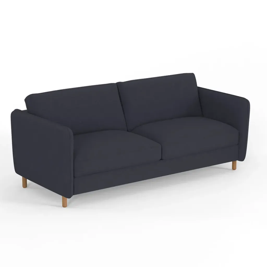 Fabrique de Styles Canapé fixe 4 places Gustave - Velours Texturé - Dany Ecru* Canapés Fixes