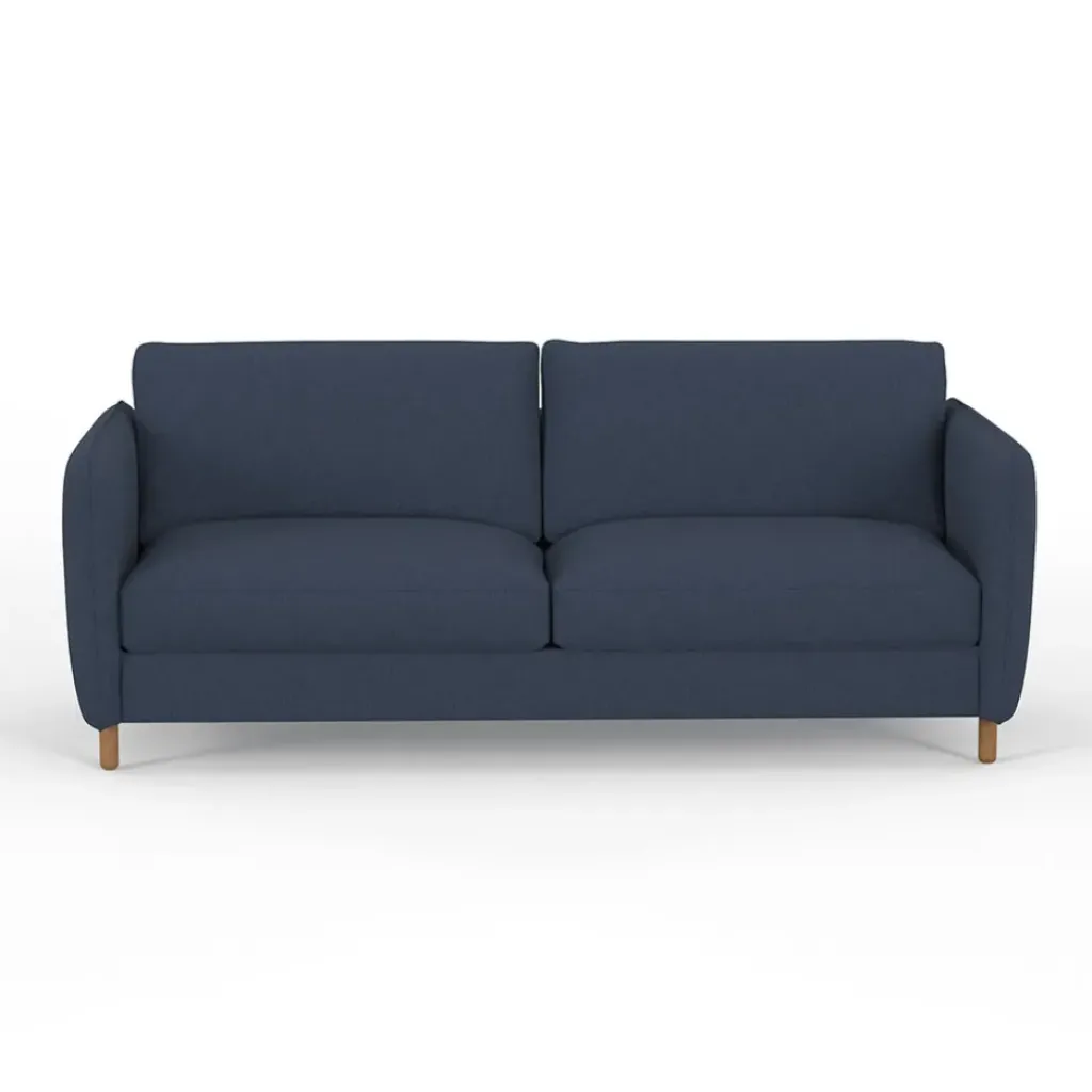 Fabrique de Styles Canapé fixe 4 places Gustave - Velours Texturé - Dany Ecru* Canapés Fixes