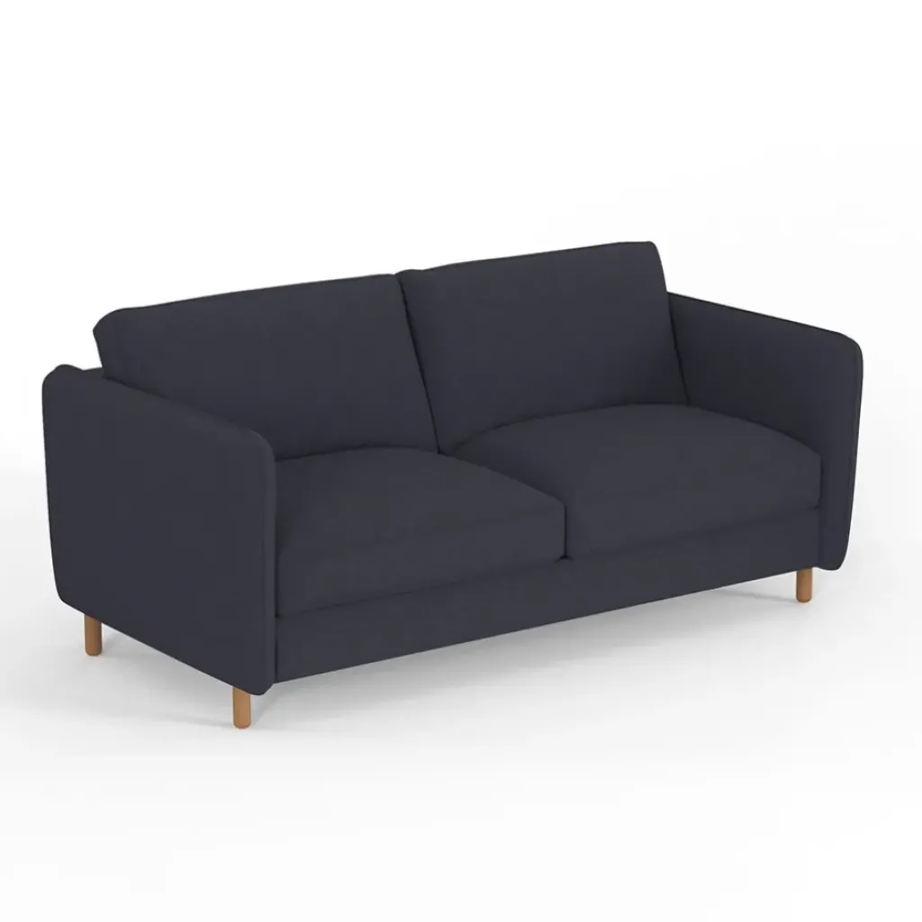 Fabrique de Styles Canapé fixe 4 places Gustave - Velours Texturé - Dany Ecru* Canapés Fixes