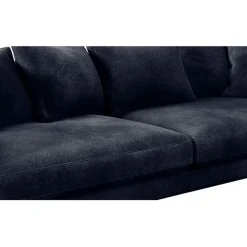 Fabrique de Styles Canapé fixe 4 places Marius - Effet Velours - Seven Turtle* Canapés Fixes