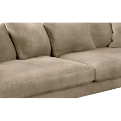 Fabrique de Styles Canapé fixe 4 places Marius - Effet Velours - Seven Turtle* Canapés Fixes