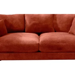 Fabrique de Styles Canapé fixe 4 places Marius - Effet Velours - Seven Turtle* Canapés Fixes