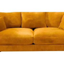 Fabrique de Styles Canapé fixe 4 places Marius - Effet Velours - Seven Turtle* Canapés Fixes