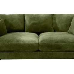 Fabrique de Styles Canapé fixe 4 places Marius - Effet Velours - Seven Turtle* Canapés Fixes