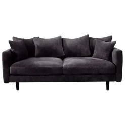 Fabrique de Styles Canapé fixe 4 places Marius - Effet Velours - Seven Turtle* Canapés Fixes