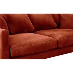 Fabrique de Styles Canapé fixe 4 places Marius - Effet Velours - Seven Turtle* Canapés Fixes