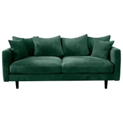 Fabrique de Styles Canapé fixe 4 places Marius - Effet Velours - Seven Turtle* Canapés Fixes