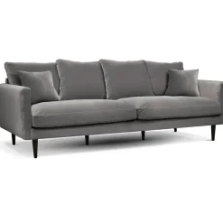 Fabrique de Styles Canapé fixe 4 places Marius - Velours Vintage - Adore Gold* Canapés Fixes