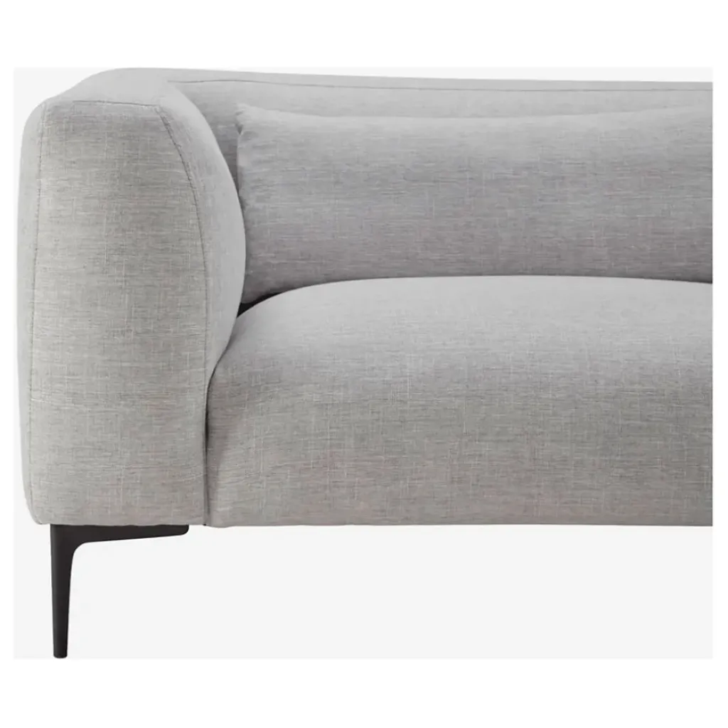 Fabrique de Styles Canape angle droit fixe en tissu perlé - Tessie* Canapés D'angle