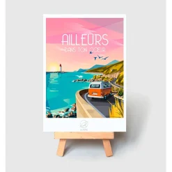 Fabrique de Styles Carte ailleurs 10x14.8cm* Papeterie