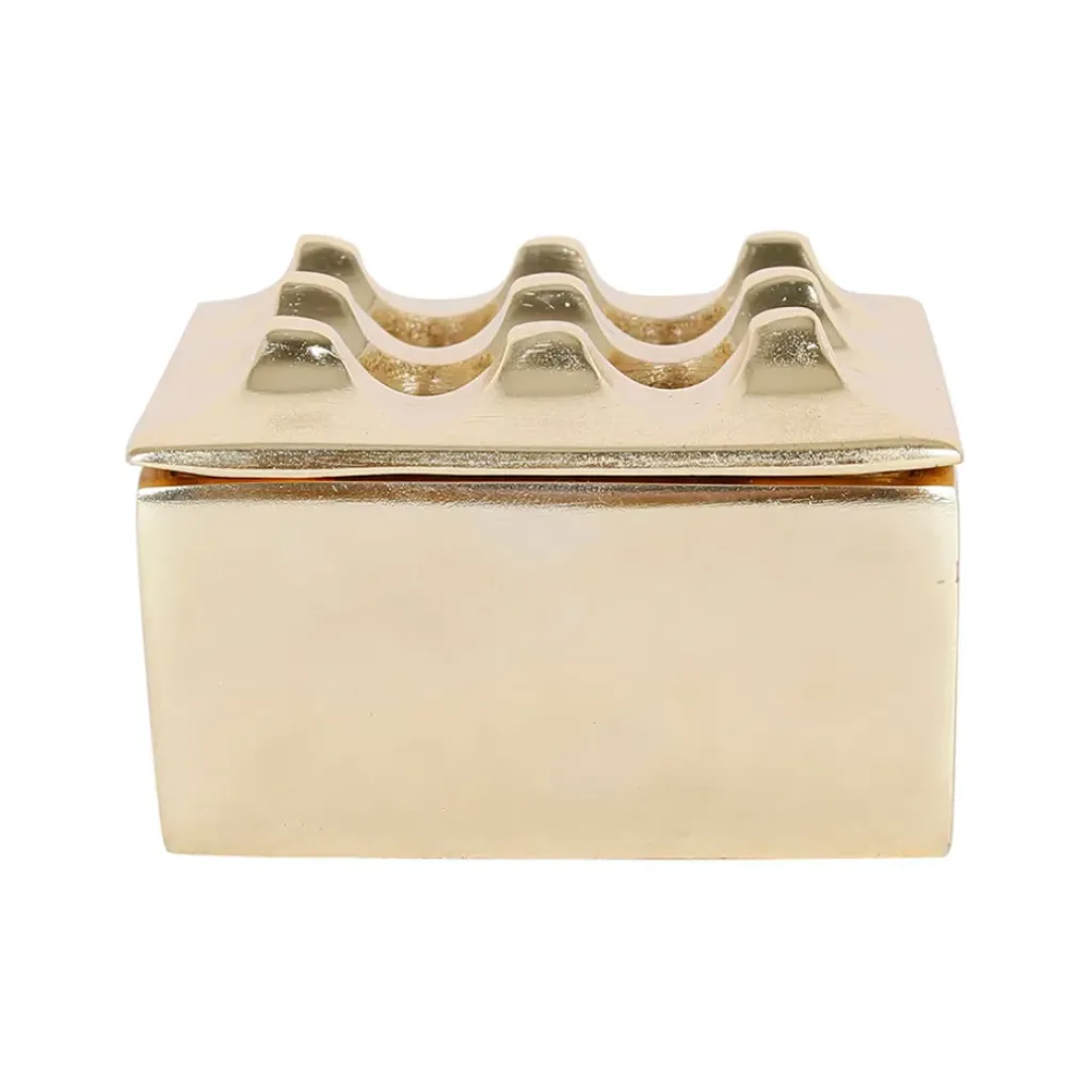 Fabrique de Styles Cendrier en aluminium d9cm - Riva* Petits Objets Déco