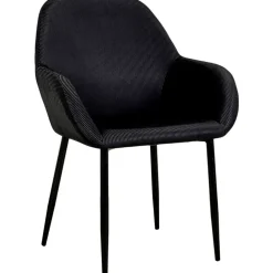 Fabrique de Styles Chaise avec accoudoirs en velours côtelé - Julia* Chaises