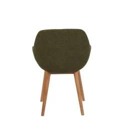 Fabrique de Styles Chaise avec accoudoirs en tissu bouclette - Altea* Chaises