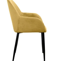 Fabrique de Styles Chaise avec accoudoirs en velours côtelé - Julia* Chaises