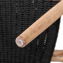 Fabrique de Styles Chaise avec accoudoirs en bois d' eucalyptus noir - Anam* Chaises