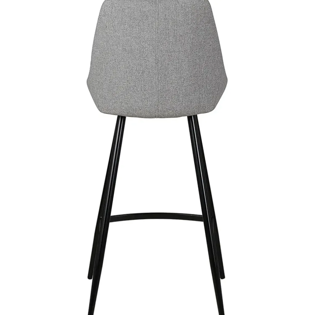 Fabrique de Styles Chaise de bar en tissu h67cm - Ben* Tabourets Et Chaises De Bar