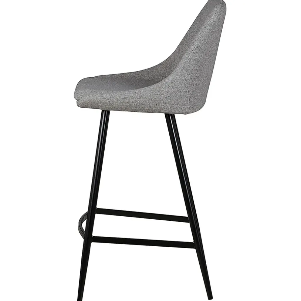 Fabrique de Styles Chaise de bar en tissu h67cm - Ben* Tabourets Et Chaises De Bar