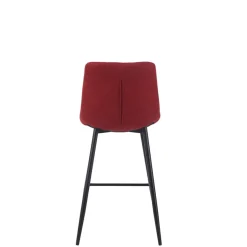 Fabrique de Styles Chaise de bar en tissu matelassé - Lilly* Tabourets Et Chaises De Bar