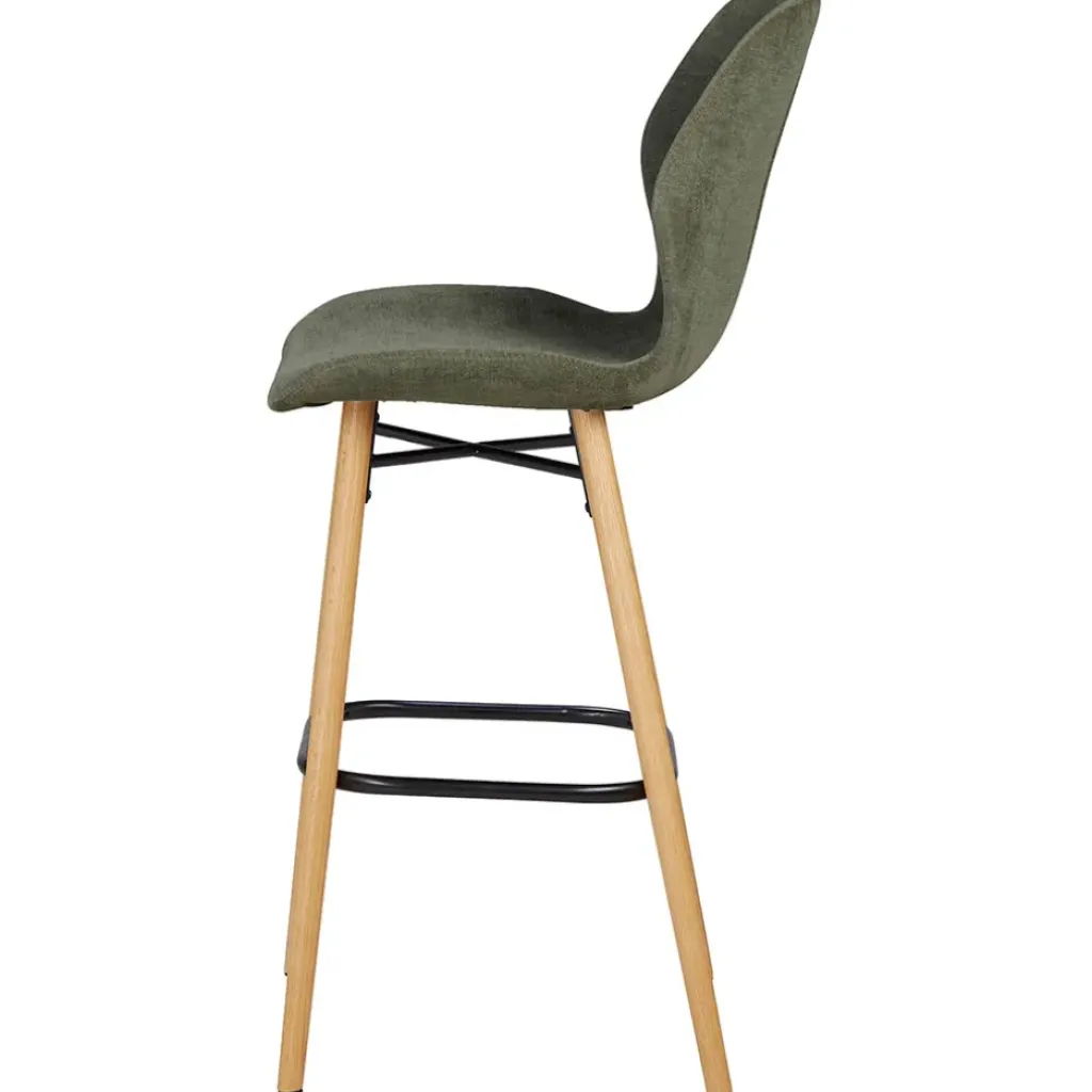 Fabrique de Styles Chaise de bar en tissu soft touch bouteille h65cm - Keri* Tabourets Et Chaises De Bar