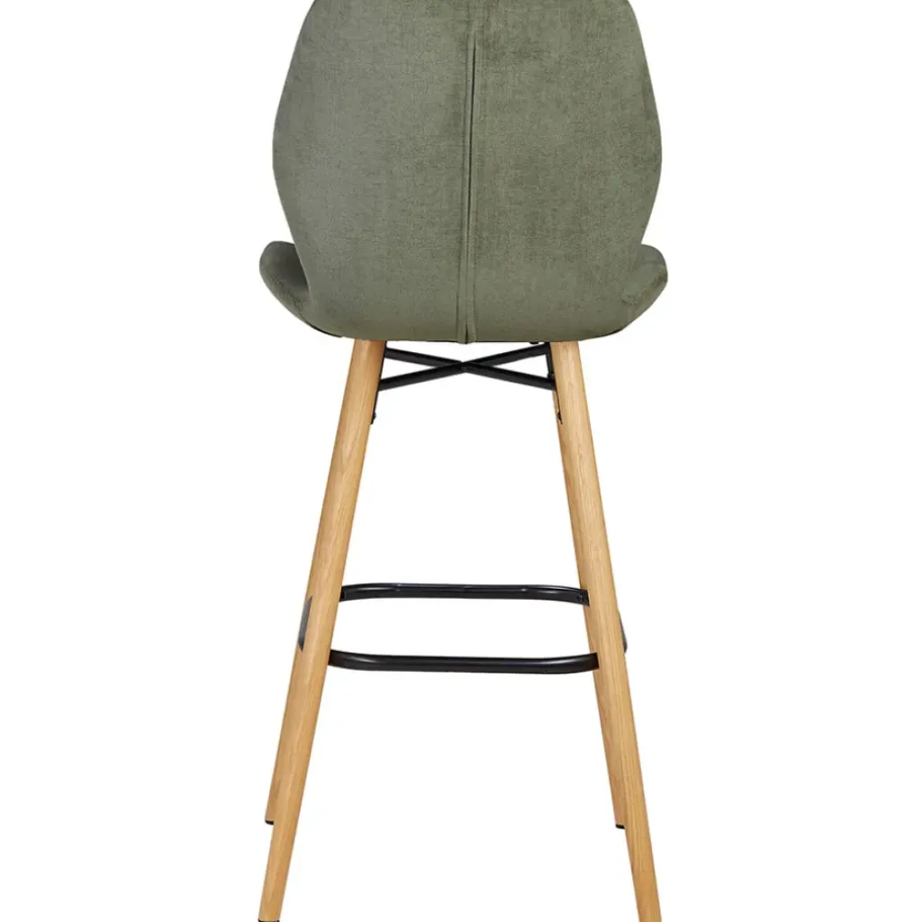 Fabrique de Styles Chaise de bar en tissu soft touch bouteille h65cm - Keri* Tabourets Et Chaises De Bar