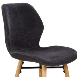 Fabrique de Styles Chaise de bar en tissu soft touch h65cm - Keri* Tabourets Et Chaises De Bar