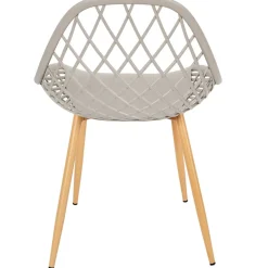 Fabrique de Styles Chaise de jardin en plastique gris - Malaga*Enfant Chaises, Fauteuils|Jardin