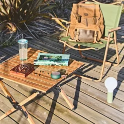 Fabrique de Styles Chaise de jardin pliante en bois de hêtre et tissu - Mariposa*Enfant Chaises, Fauteuils|Jardin