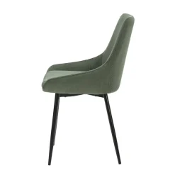 Fabrique de Styles Chaise de salle à manger en velours côtelé - Ben* Chaises