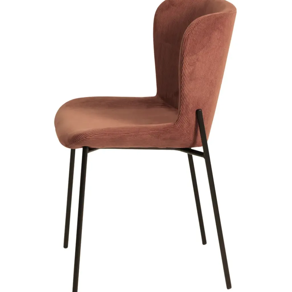 Fabrique de Styles Chaise de salle à manger en velours côtelé - Holden* Chaises
