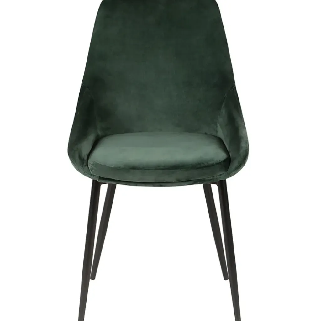 Fabrique de Styles Chaise de salle à manger en velours - Ben* Chaises