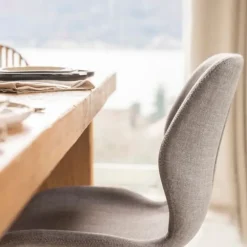 Fabrique de Styles Chaise de salle à manger en tissu clair - Gloria* Chaises