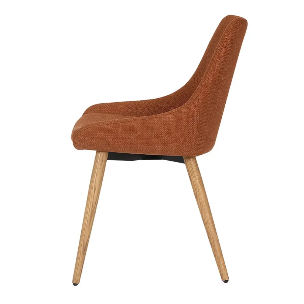 Fabrique de Styles Chaise de salle à manger en tissu - Ben* Chaises