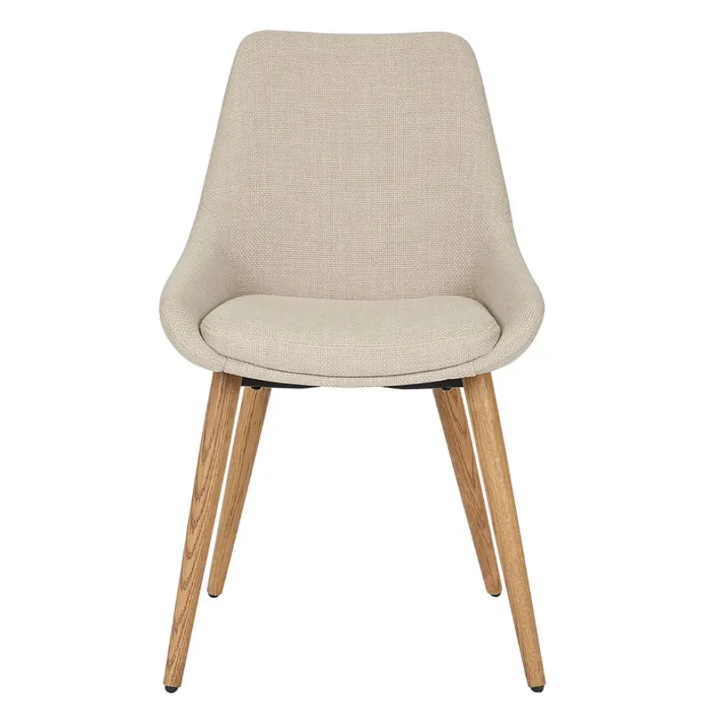 Fabrique de Styles Chaise de salle à manger en tissu - Ben* Chaises