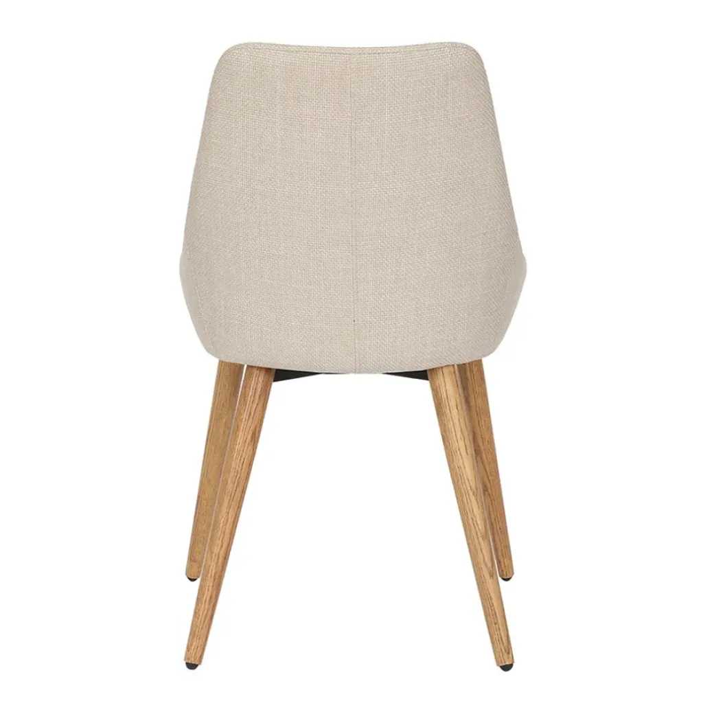 Fabrique de Styles Chaise de salle à manger en tissu - Ben* Chaises